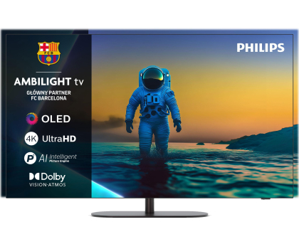 Telewizor Philips 55OLED820 55" OLED 4K 144 Hz Google TV Ambilight Dolby Atmos
